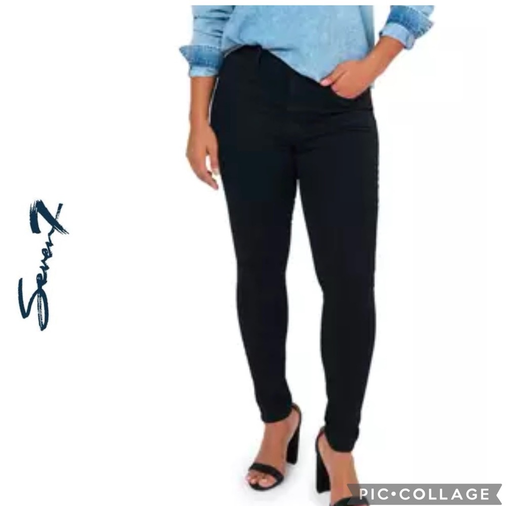 Seven7 women’s black skinny jeans size 12